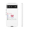 L.I.F.E. "Love is for Everyone" Color Pop Phone Case (White)