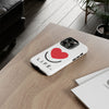 L.I.F.E. "Love is for Everyone" Heart Phone Case (White)