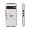 L.I.F.E. "Love is for Everyone" Color Pop Phone Case (White)
