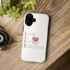 L.I.F.E. "Love is for Everyone" Color Pop Phone Case (White)