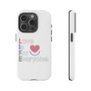 L.I.F.E. "Love is for Everyone" Color Pop Phone Case (White)