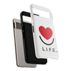 L.I.F.E. "Love is for Everyone" Heart Phone Case (White)