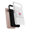 L.I.F.E. "Love is for Everyone" Color Pop Phone Case (White)