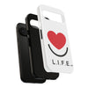 L.I.F.E. "Love is for Everyone" Heart Phone Case (White)