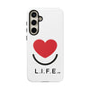 L.I.F.E. "Love is for Everyone" Heart Phone Case (White)