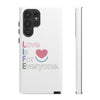 L.I.F.E. "Love is for Everyone" Color Pop Phone Case (White)