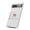 L.I.F.E. "Love is for Everyone" Color Pop Phone Case (White)