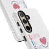 L.I.F.E. "Love is for Everyone" Color Pop Phone Case (White)