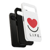 L.I.F.E. "Love is for Everyone" Heart Phone Case (White)