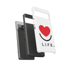 L.I.F.E. "Love is for Everyone" Heart Phone Case (White)