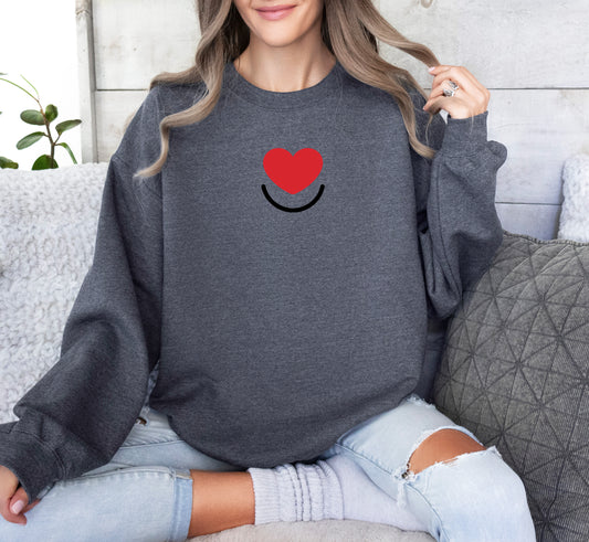 L.I.F.E. "Love is for Everyone" Signature Women's Graphic Crewneck Sweatshirt