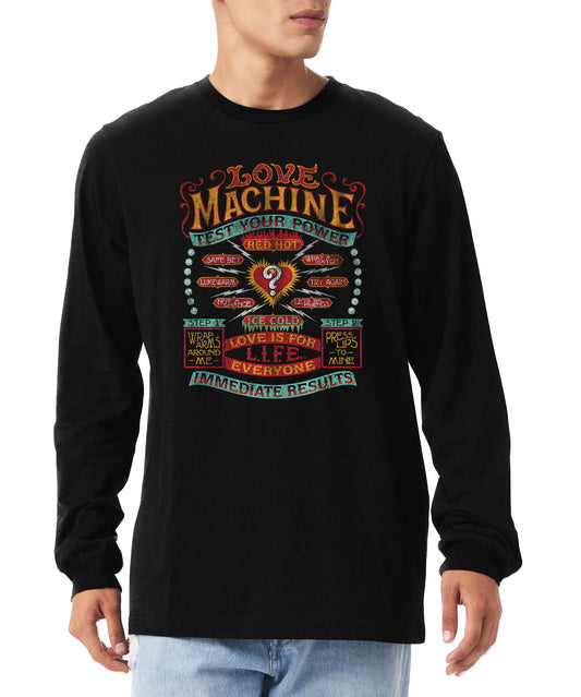 L.I.F.E.® "Love is for Everyone" Love Machine Men's Long Sleeve Tee