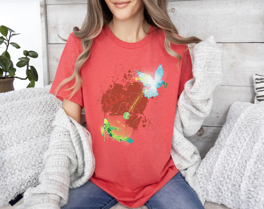 L.I.F.E.® "Love is for Everyone" Koi Dove Women's Graphic T-Shirt