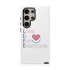 L.I.F.E. "Love is for Everyone" Color Pop Phone Case (White)