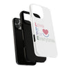 L.I.F.E. "Love is for Everyone" Color Pop Phone Case (White)