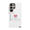 L.I.F.E. "Love is for Everyone" Color Pop Phone Case (White)
