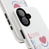 L.I.F.E. "Love is for Everyone" Color Pop Phone Case (White)