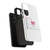 L.I.F.E. "Love is for Everyone" Color Pop Phone Case (White)