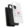 L.I.F.E. "Love is for Everyone" Color Pop Phone Case (White)
