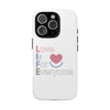L.I.F.E. "Love is for Everyone" Color Pop Phone Case (White)