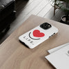 L.I.F.E. "Love is for Everyone" Heart Phone Case (White)