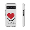 L.I.F.E. "Love is for Everyone" Heart Phone Case (White)