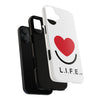 L.I.F.E. "Love is for Everyone" Heart Phone Case (White)