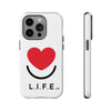 L.I.F.E. "Love is for Everyone" Heart Phone Case (White)