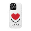 L.I.F.E. "Love is for Everyone" Heart Phone Case (White)