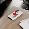 L.I.F.E. "Love is for Everyone" Heart Phone Case (White)