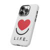 L.I.F.E. "Love is for Everyone" Heart Phone Case (White)