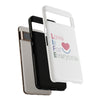 L.I.F.E. "Love is for Everyone" Color Pop Phone Case (White)