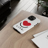 L.I.F.E. "Love is for Everyone" Heart Phone Case (White)