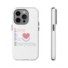 L.I.F.E. "Love is for Everyone" Color Pop Phone Case (White)