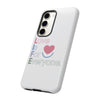 L.I.F.E. "Love is for Everyone" Color Pop Phone Case (White)