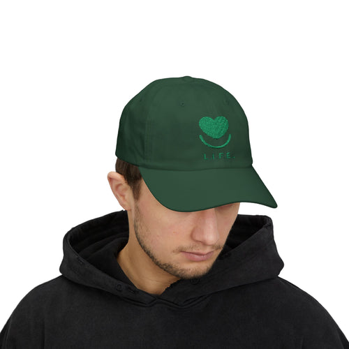 L.I.F.E. Love is for Everyone Embroidered Classic Tonal Dad Hat Spruce