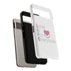 L.I.F.E. "Love is for Everyone" Color Pop Phone Case (White)