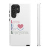 L.I.F.E. "Love is for Everyone" Color Pop Phone Case (White)