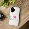 L.I.F.E. "Love is for Everyone" Color Pop Phone Case (White)