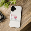 L.I.F.E. "Love is for Everyone" Color Pop Phone Case (White)