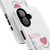 L.I.F.E. "Love is for Everyone" Color Pop Phone Case (White)