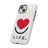 L.I.F.E. "Love is for Everyone" Heart Phone Case (White)