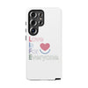 L.I.F.E. "Love is for Everyone" Color Pop Phone Case (White)