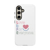 L.I.F.E. "Love is for Everyone" Color Pop Phone Case (White)