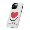L.I.F.E. "Love is for Everyone" Heart Phone Case (White)