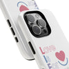 L.I.F.E. "Love is for Everyone" Color Pop Phone Case (White)