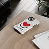 L.I.F.E. "Love is for Everyone" Heart Phone Case (White)