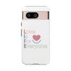 L.I.F.E. "Love is for Everyone" Color Pop Phone Case (White)