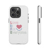 L.I.F.E. "Love is for Everyone" Color Pop Phone Case (White)